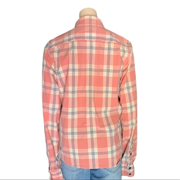 3/$30 - Hollister Pink Plaid Shirt Size Large - Picture 6 of 13